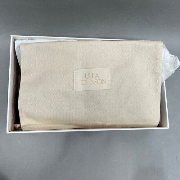 B37 Ulla Johnson Inez Fringe High Heel Womens 6 Boho Maximalism Western Chic - Picture 11 of 13